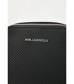 Сумка чоловіча з натуральної шкіри чорна 815920-562453 Karl Lagerfeld 2 - Respected-Person